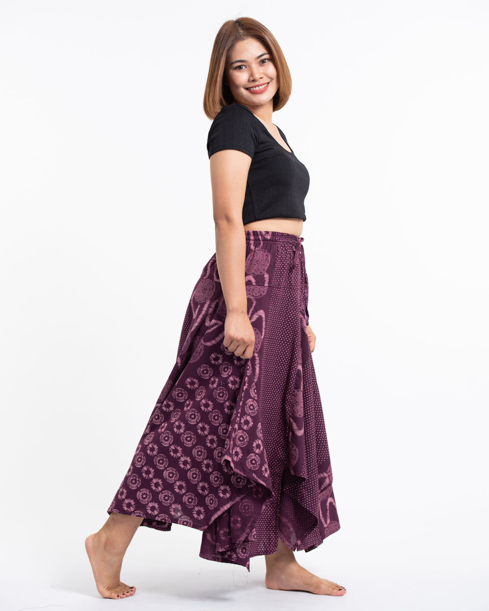 Handkerchief Skirt Teal Orange and purple main image 0