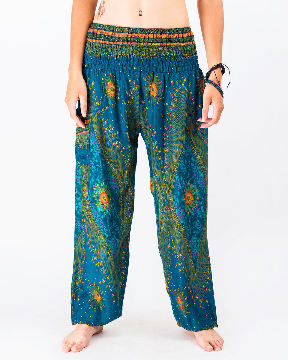 Yoga Harem Pants Turquoise Peacock main image 0
