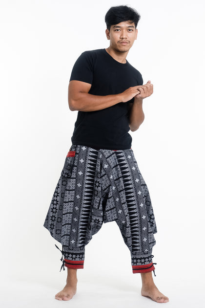 Manfinity Hombres Pantalones harem de cintura elástica, Moda de Mujer