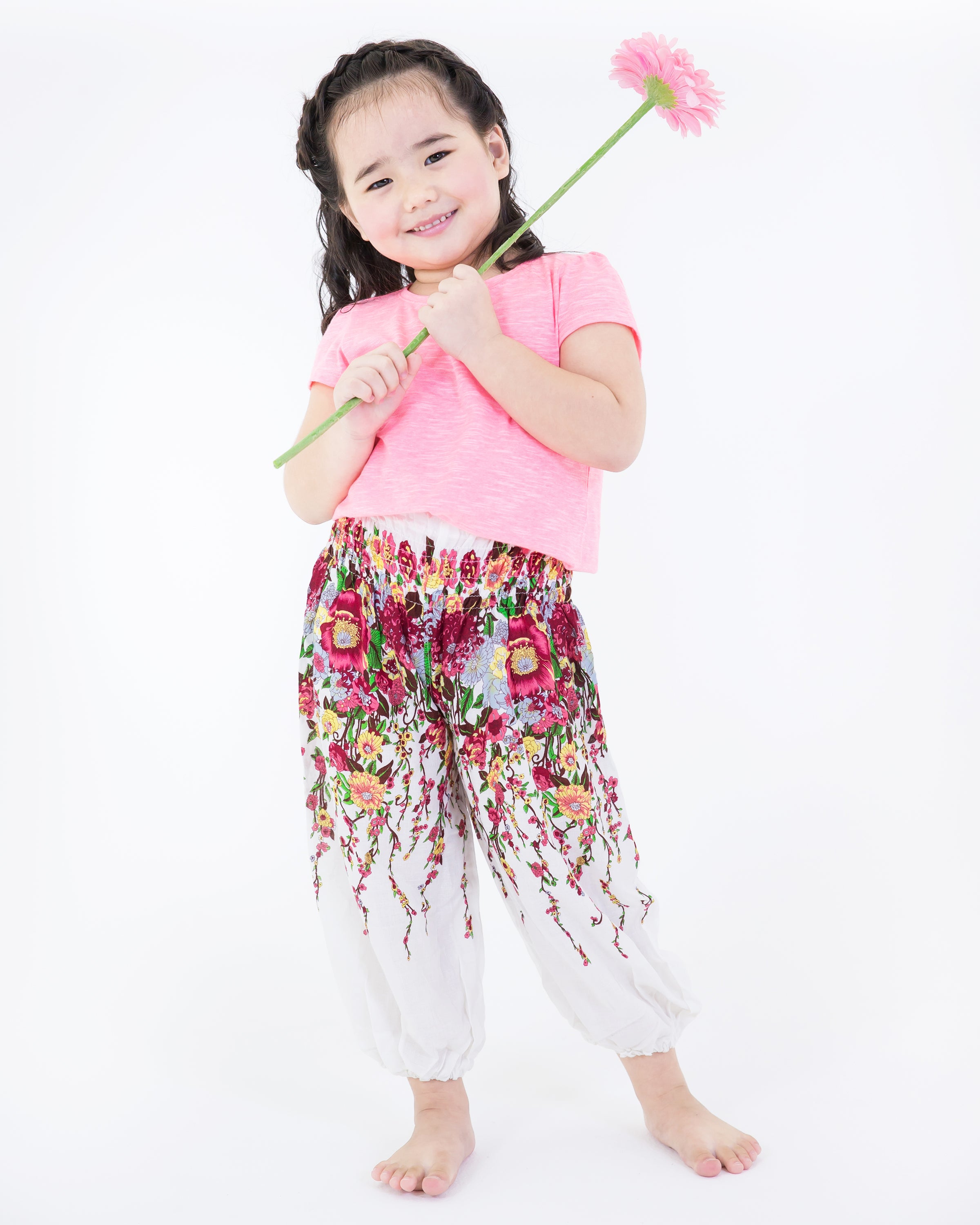 Pack of 3 - Kids Unisex High Cut Harem Pants 01