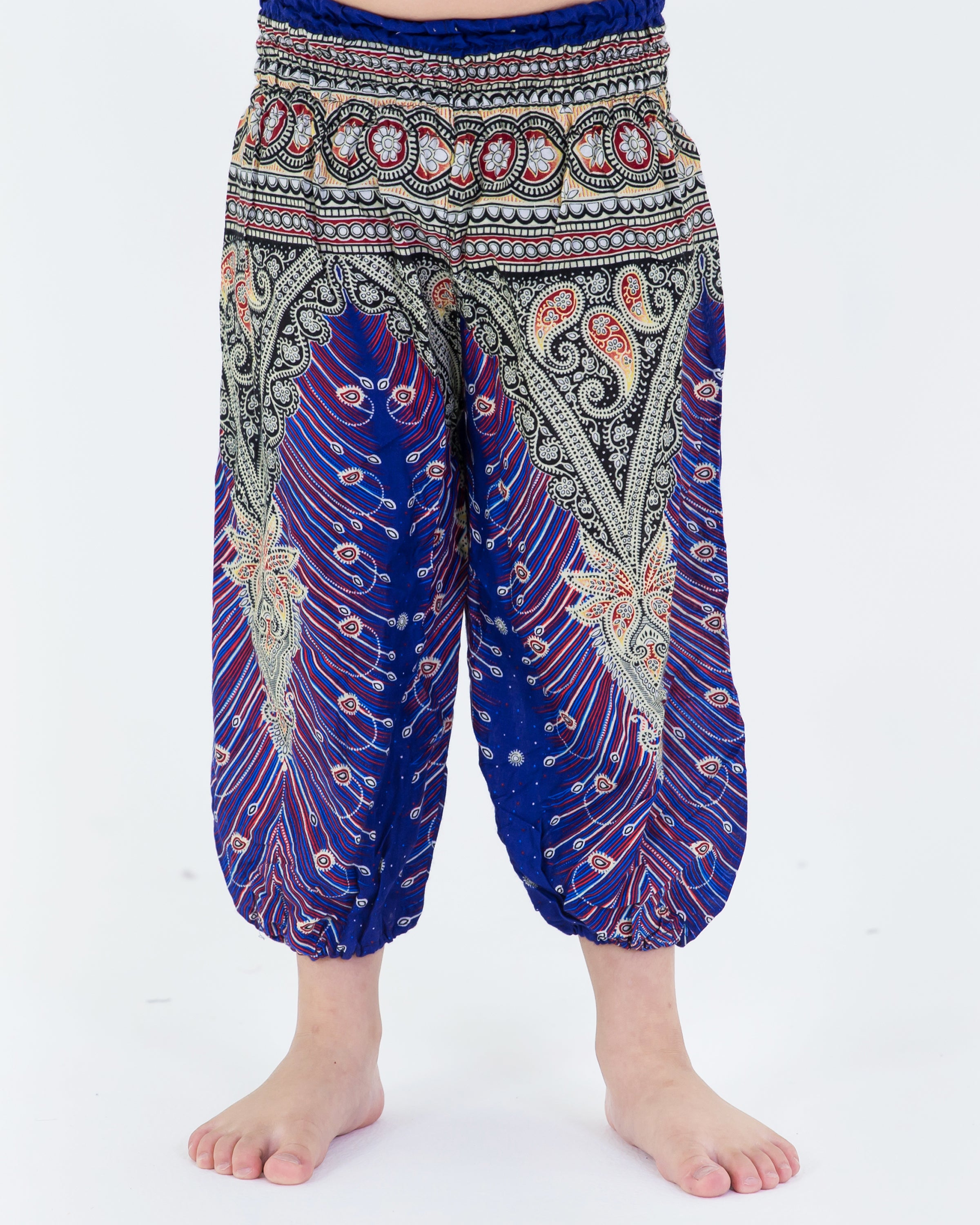 Pack of 3 - Kids Unisex Mixed Cut Harem Pants 05