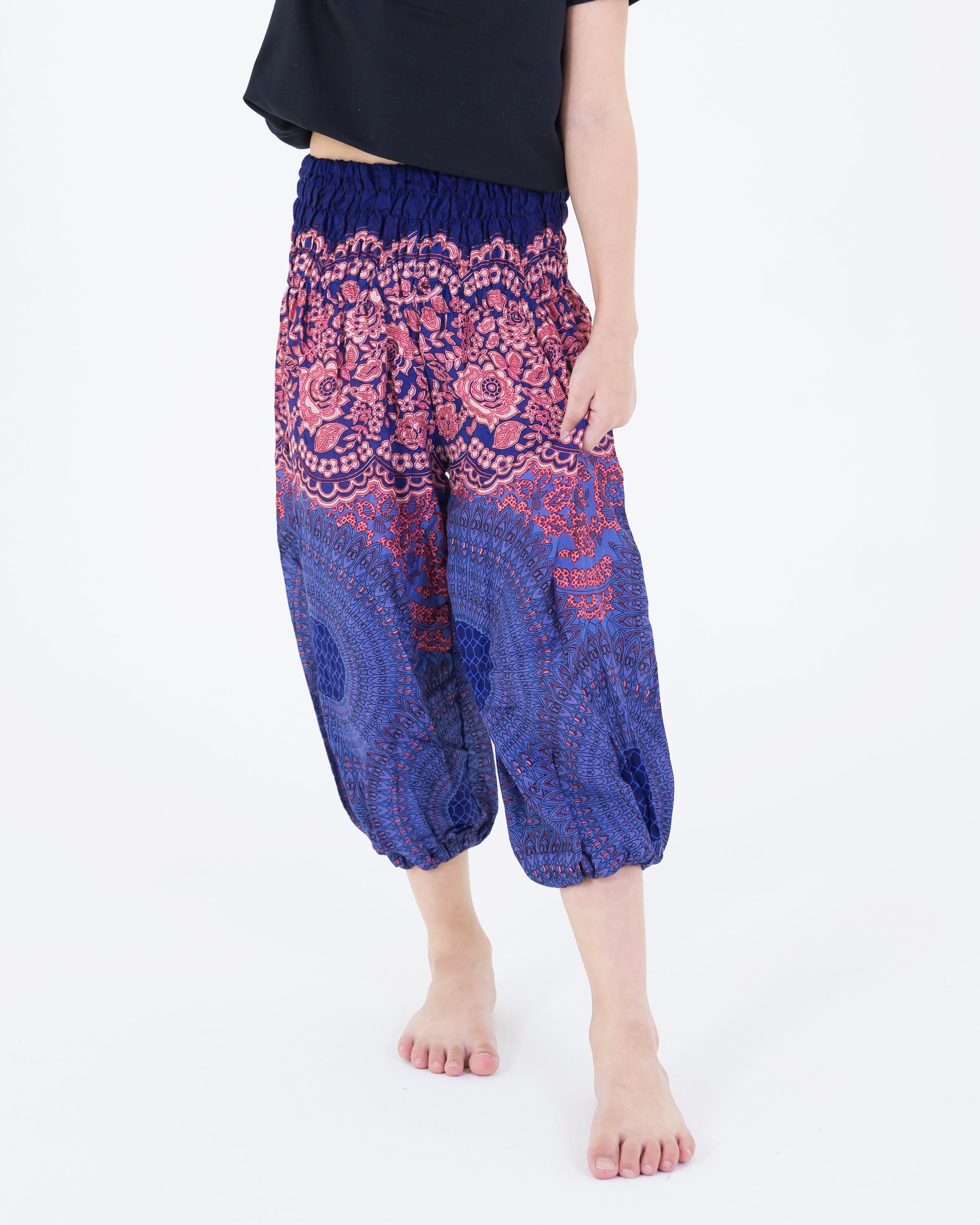 Pack of 3 - Kids Unisex High Cut Harem Pants 01