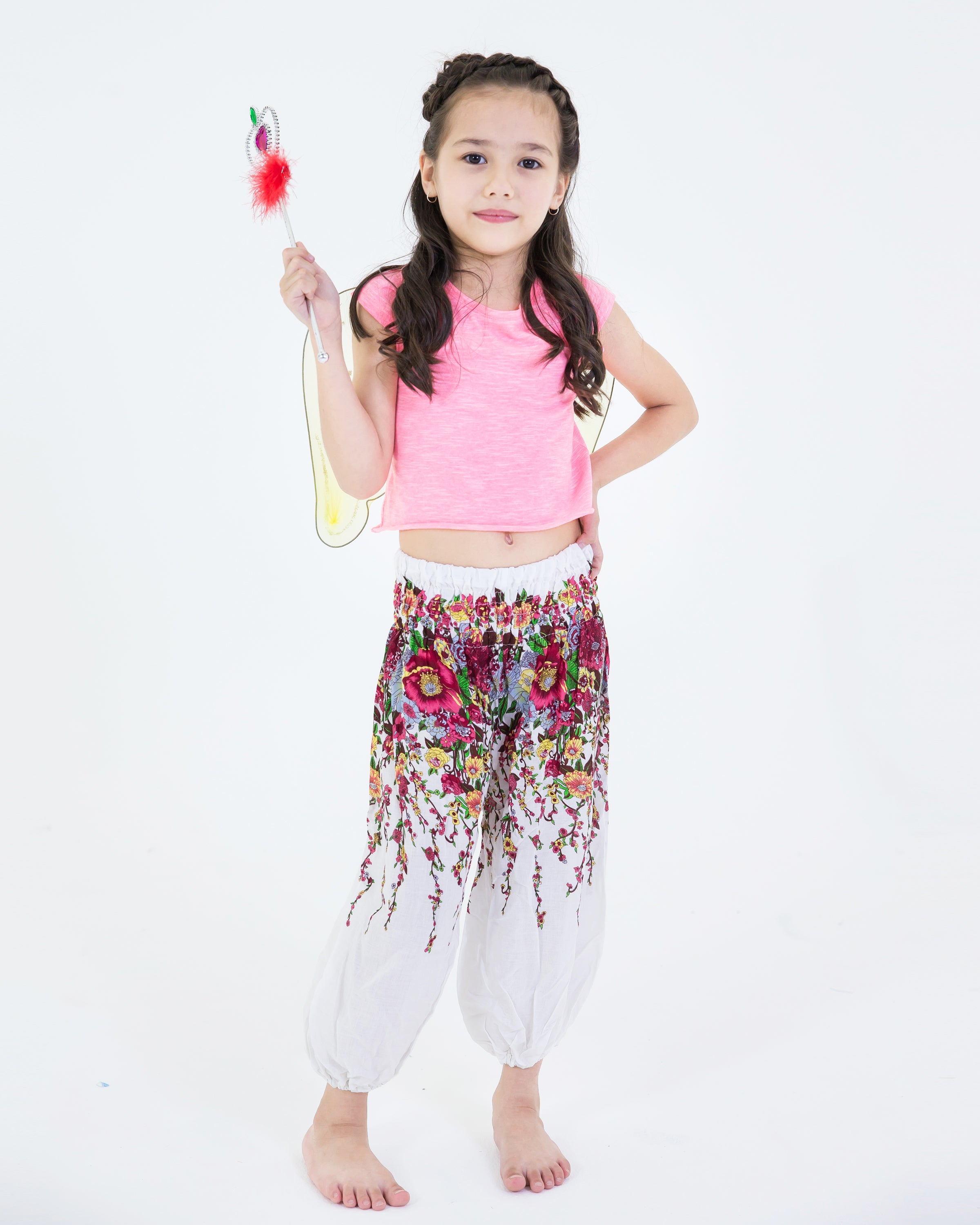 Pack of 3 - Kids Unisex High Cut Harem Pants 01