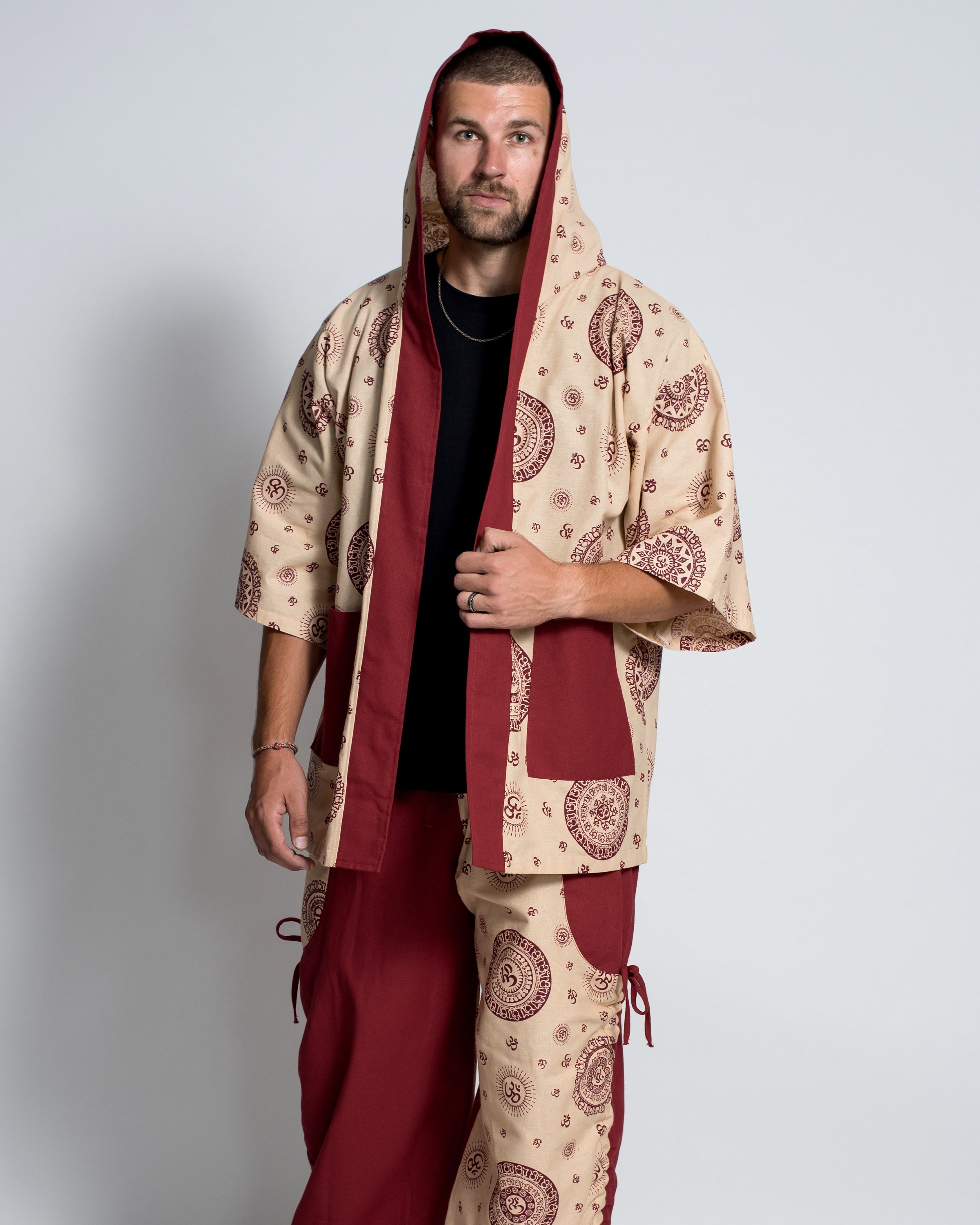 Unisex Om Two-Tone Lounge Set