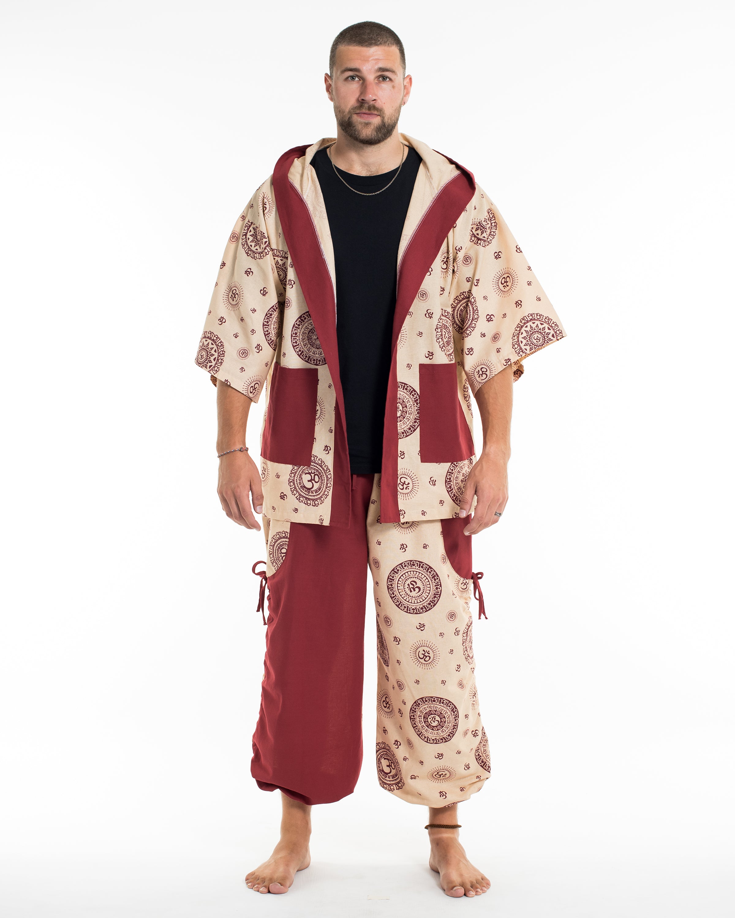 Unisex Om Two-Tone Lounge Set