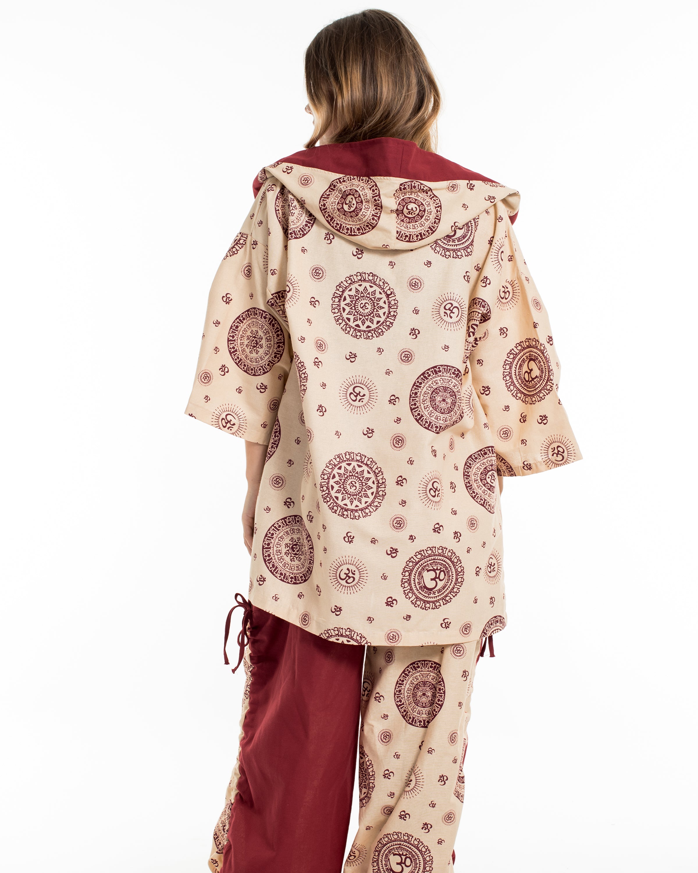 Unisex Om Two-Tone Lounge Set