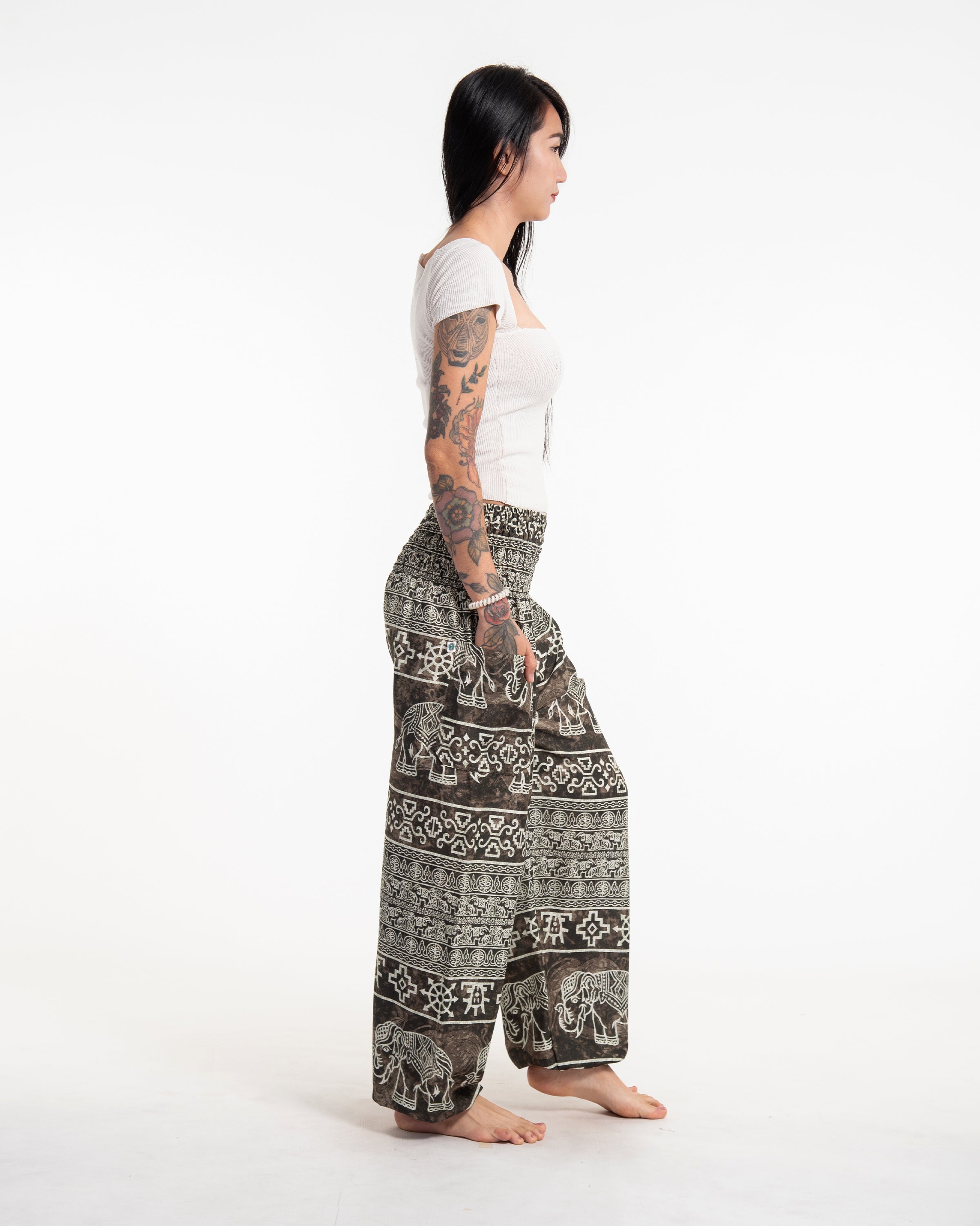 Marble Elephant Women's Elephant Pants in Olive Brown