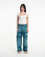 Marble Elephant Women's Elephant Pants in Turquoise