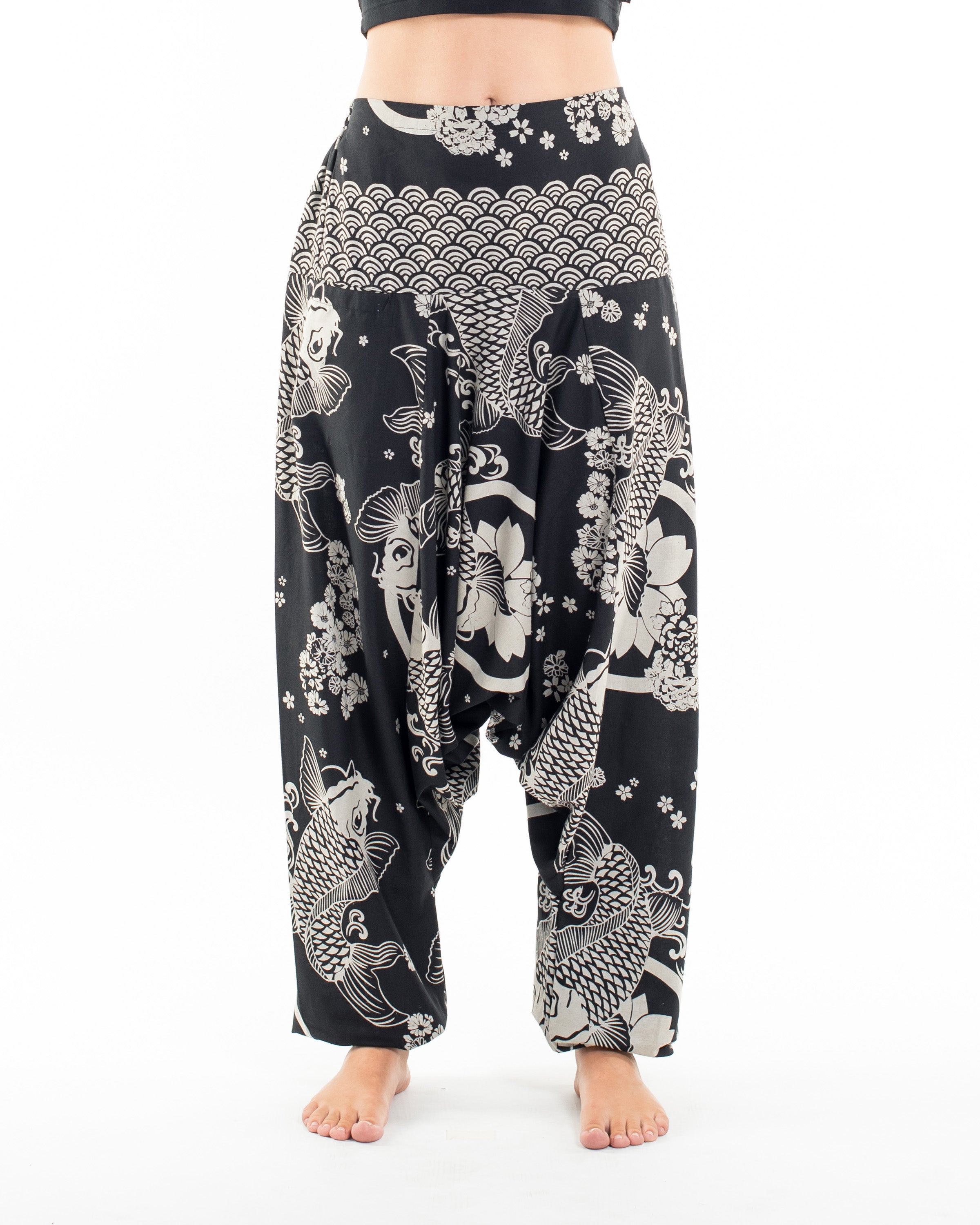 Unisex Koi Fish Cotton Lounge Set