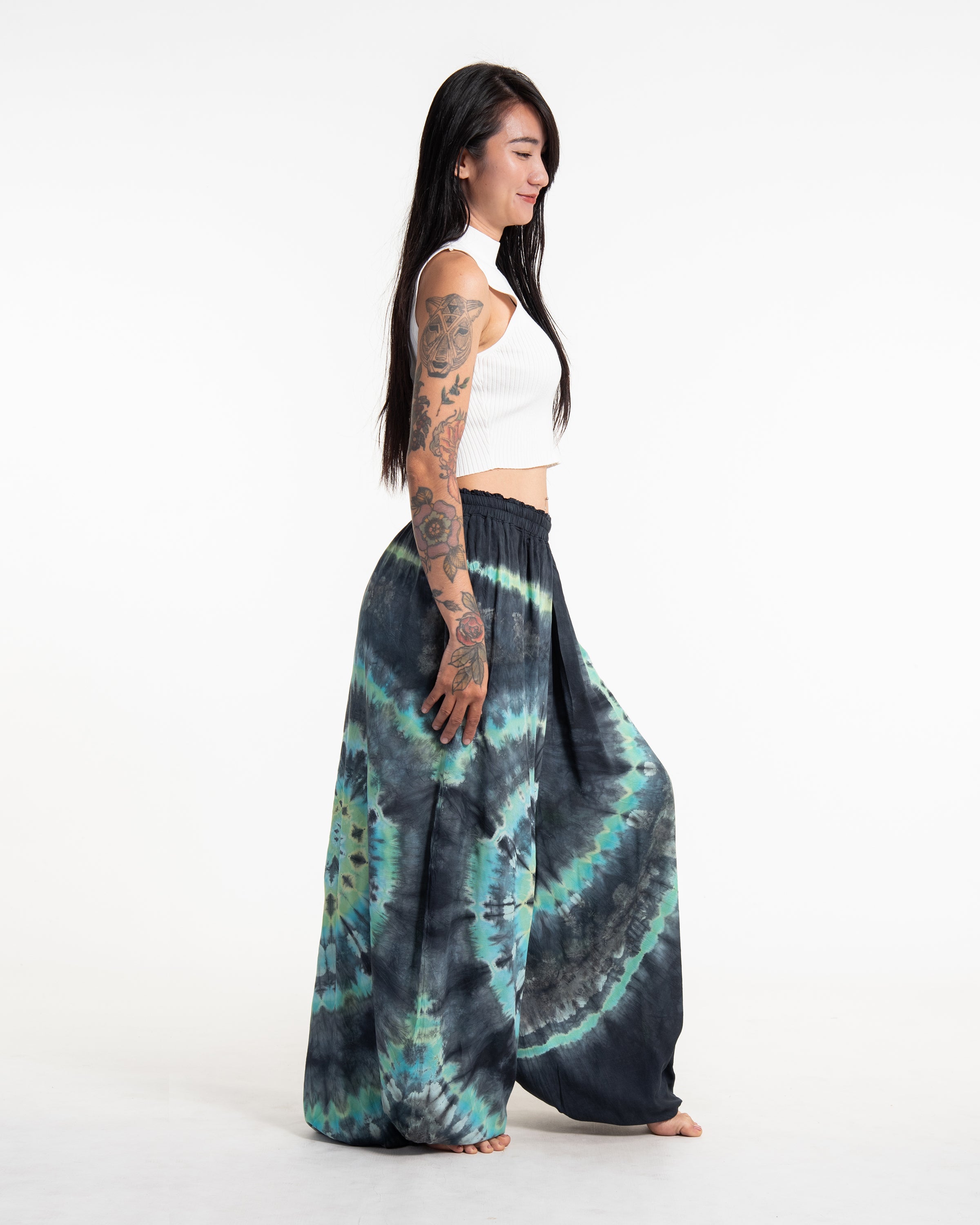 Tie Dye Women Balloon Harem Pants 05