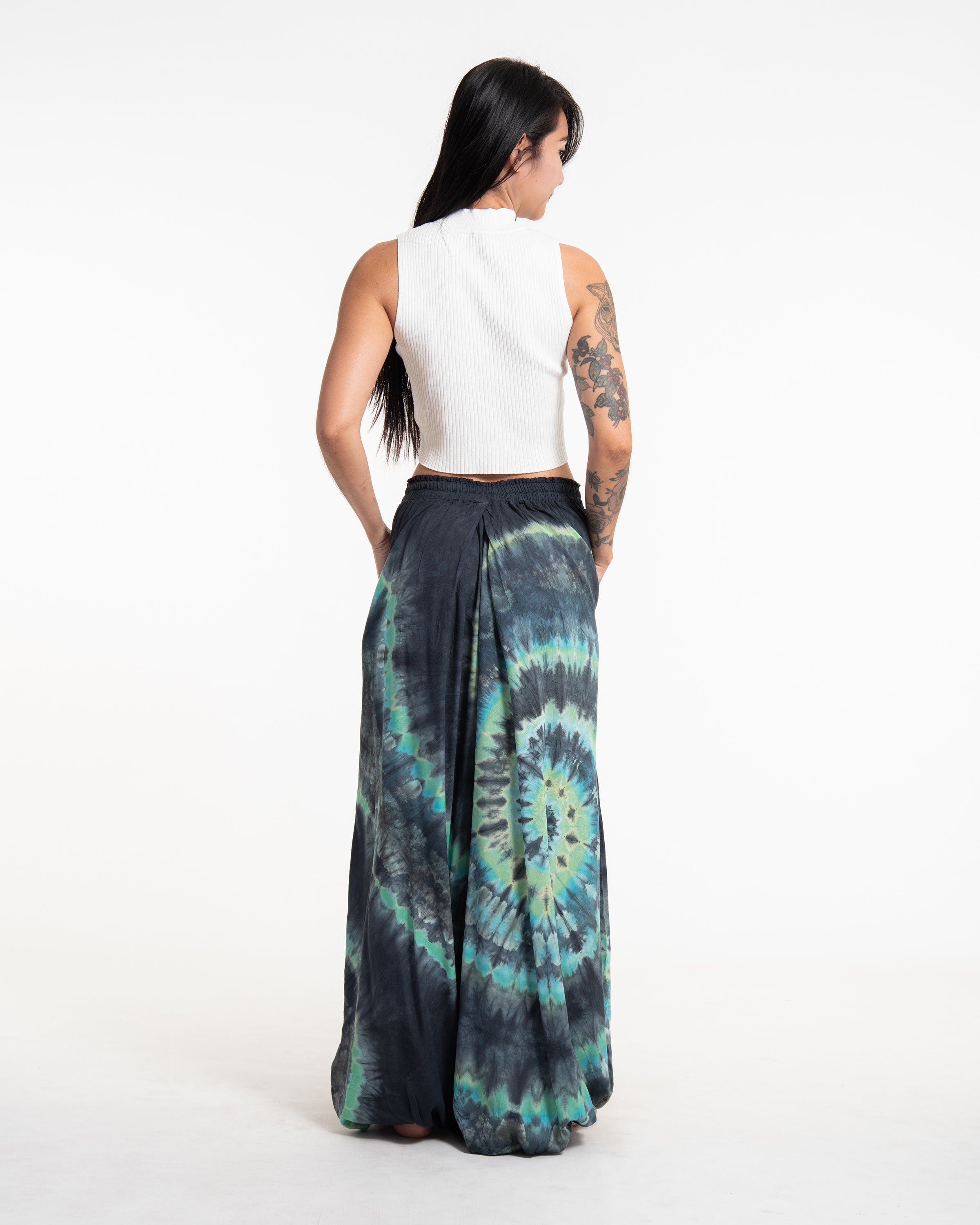 Tie Dye Women Balloon Harem Pants 05