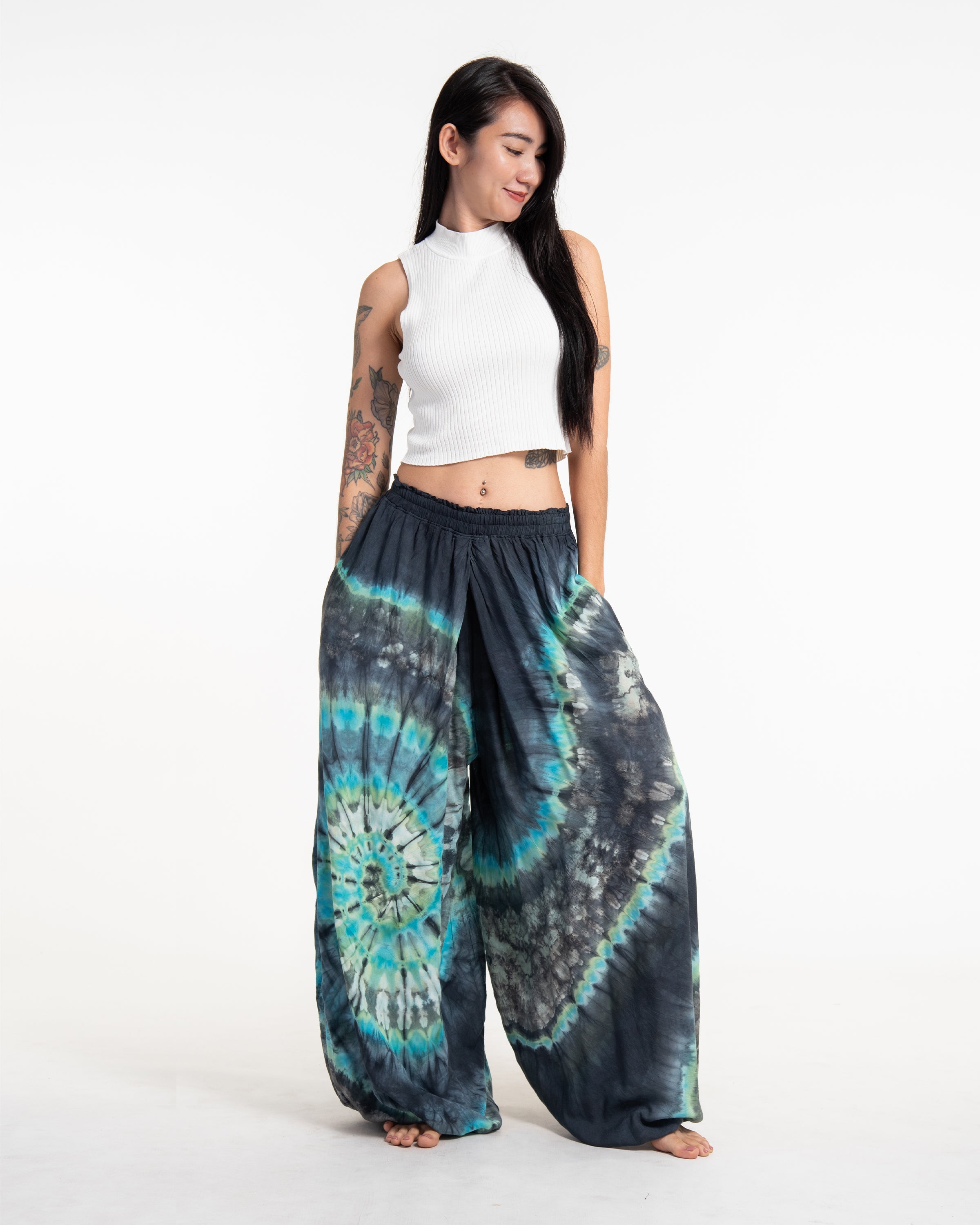 Tie Dye Women Balloon Harem Pants 06