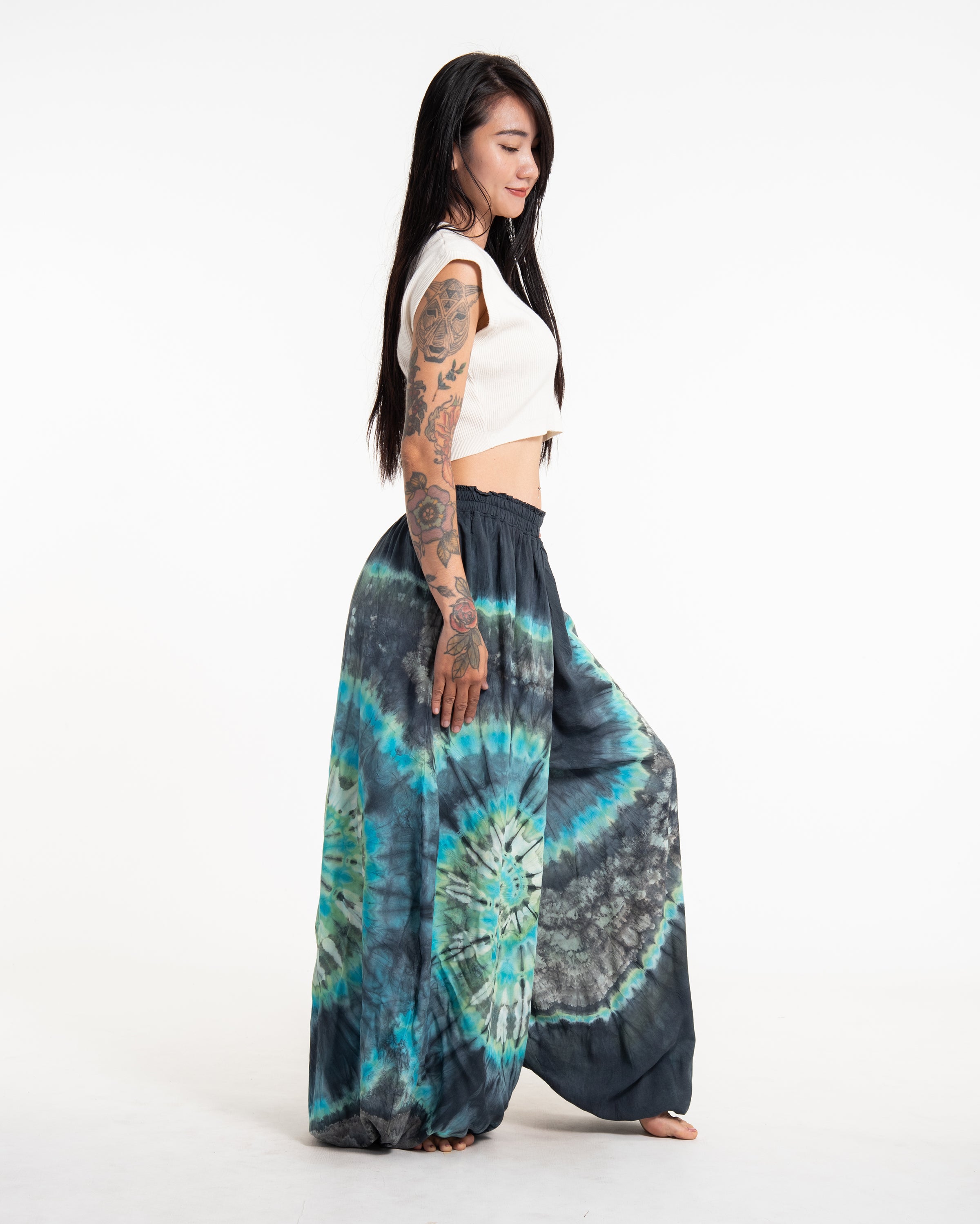 Tie Dye Women Balloon Harem Pants 06