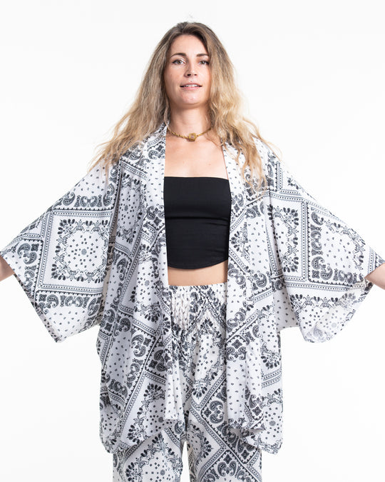 Pailletami Cardigan in White
