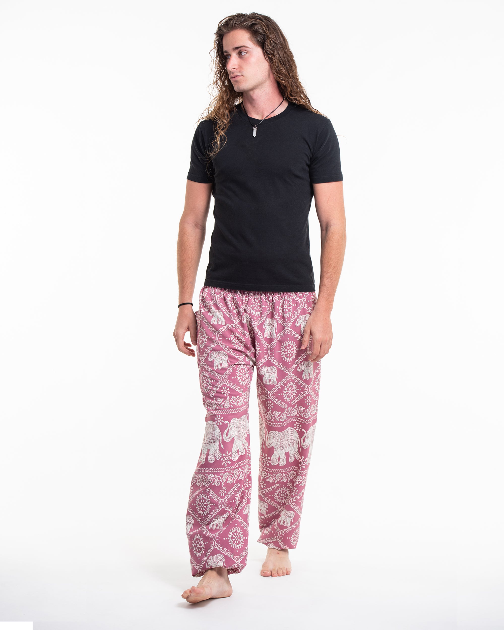 AvaCostume Pantaloni Harem Donna In Cotone Modal - Rosa, Taglia M