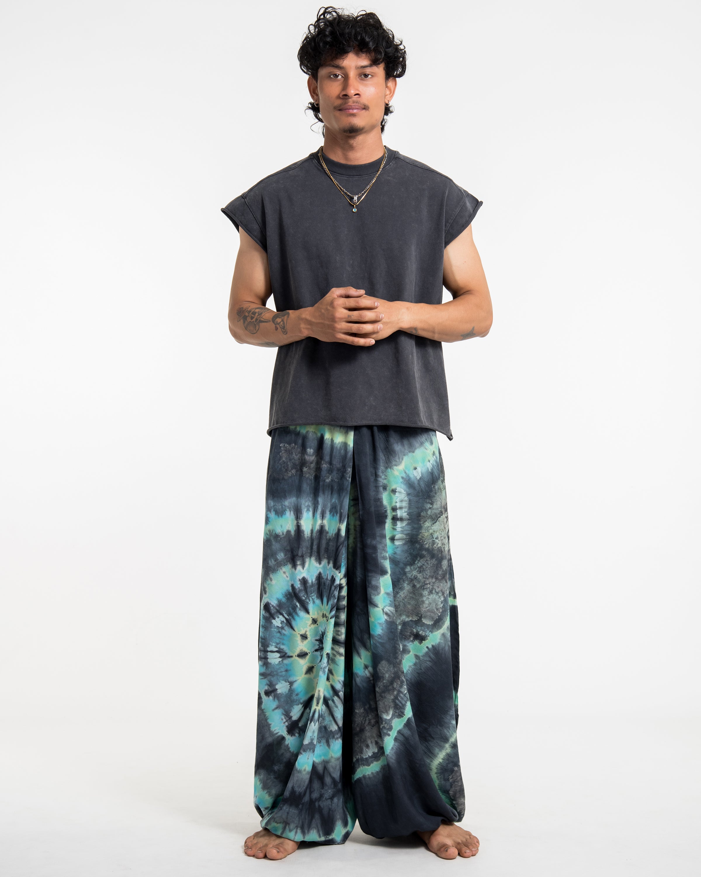 Tie dye Men Balloon Harem Pants 05