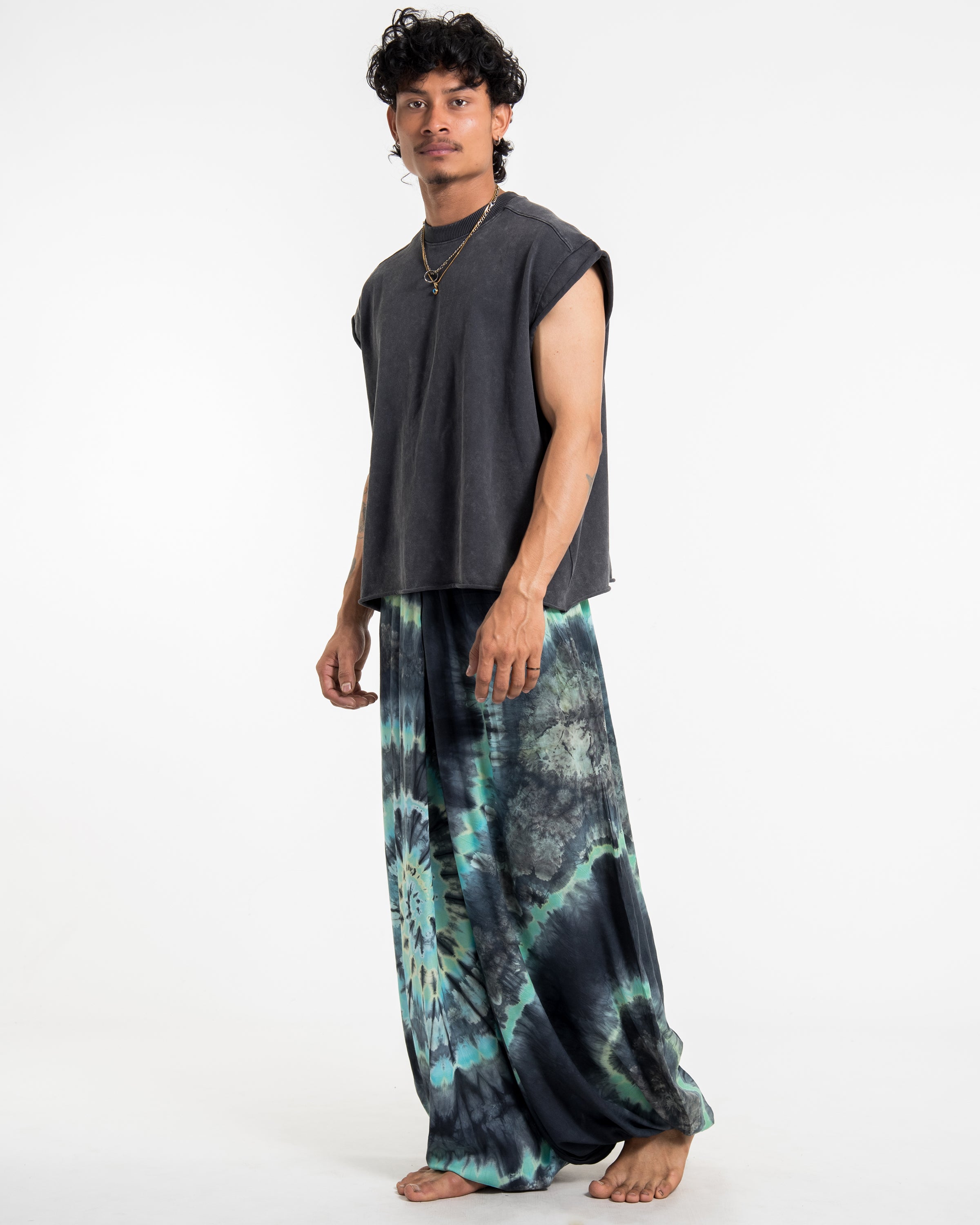 Tie Dye Men Balloon Harem Pants 05