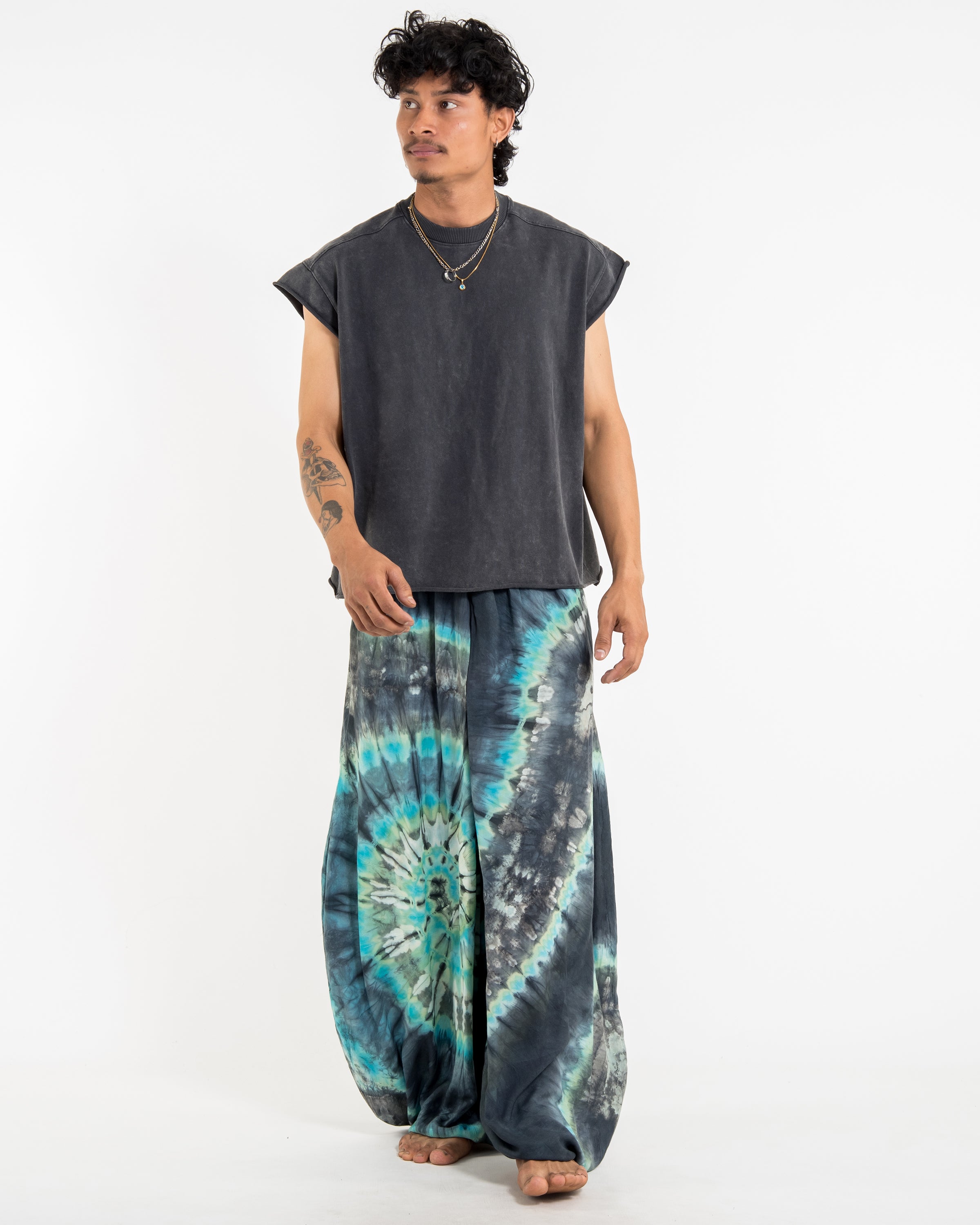 Tie Dye Men Balloon Harem Pants 06