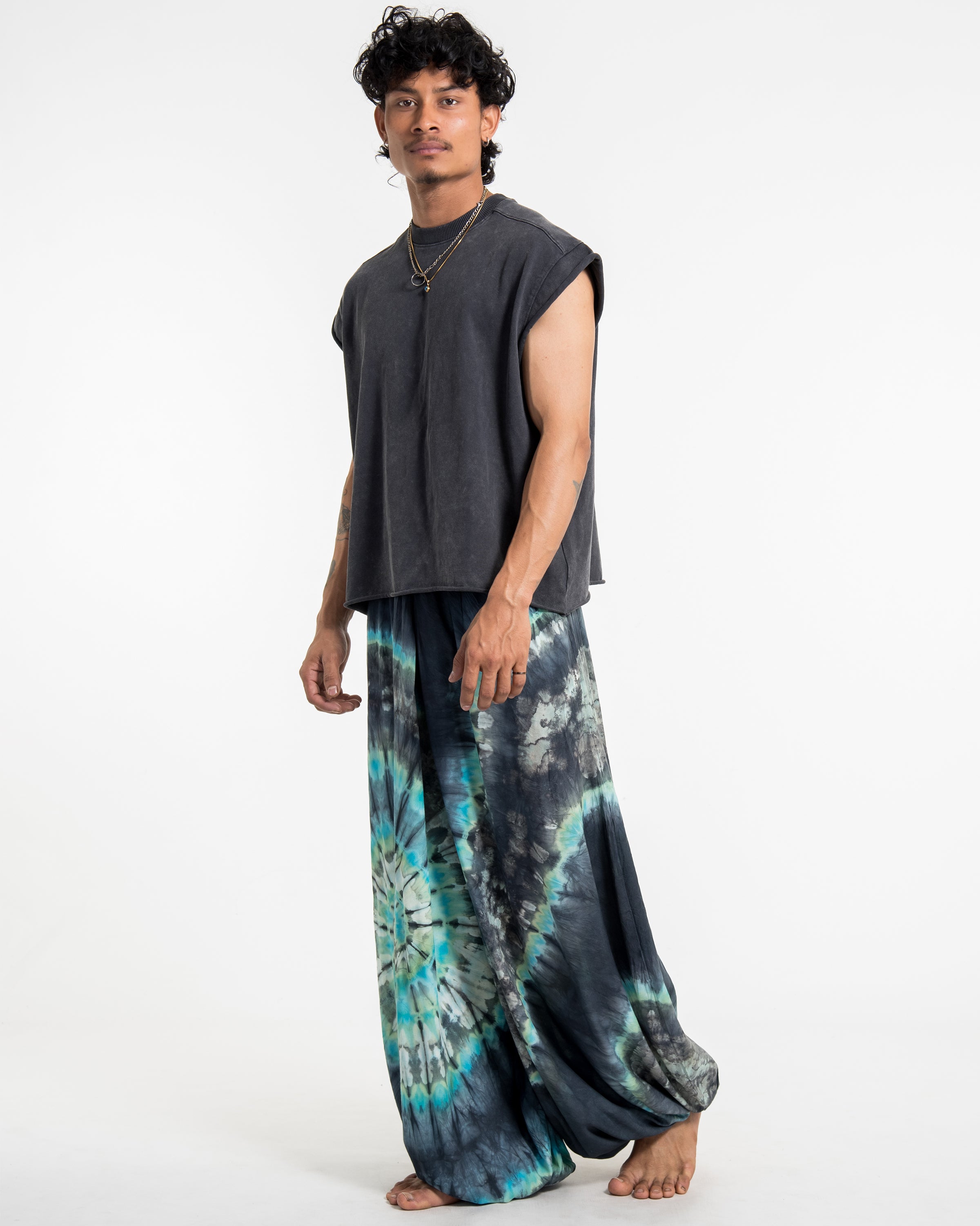 Tie Dye Men Balloon Harem Pants 06