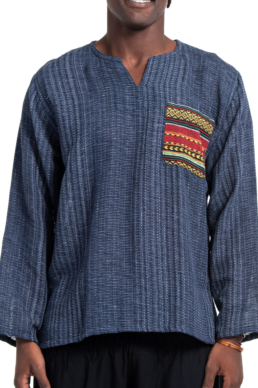 Printed Handloom Taal Dhara Shirt and Harem Pant Set main image 0