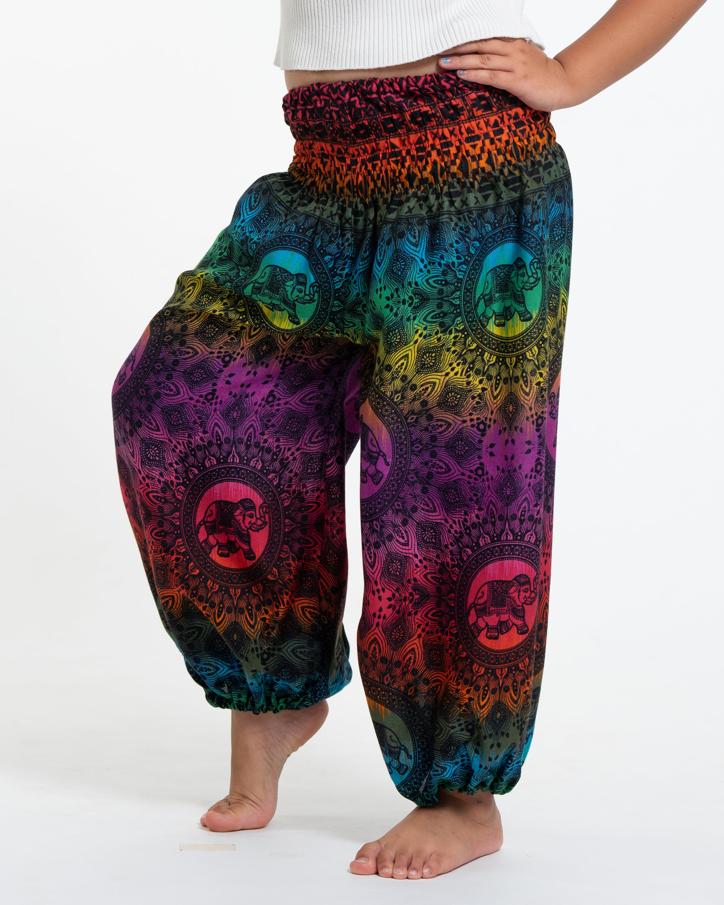 Pack of 3 - Kids Unisex High Cut Harem Pants 03