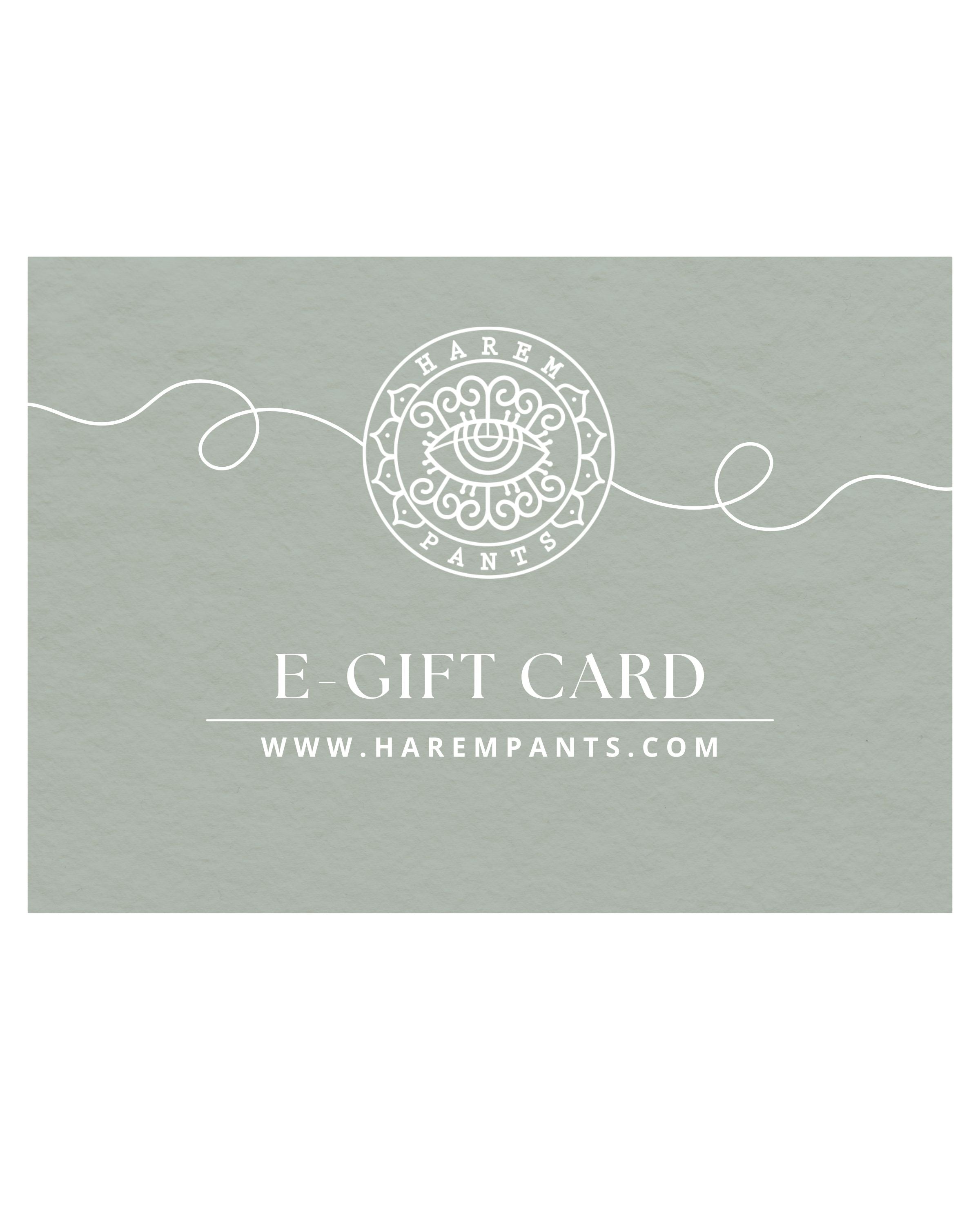 Harem Pants E-Gift Card