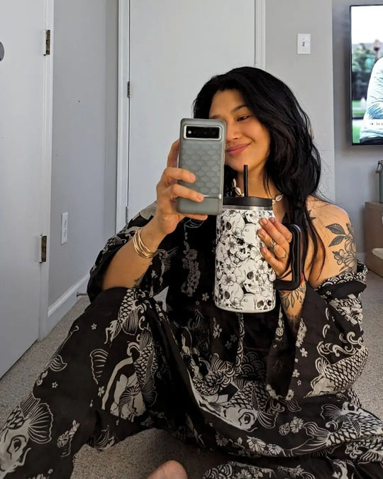 Unisex Koi Fish Cotton Lounge Set