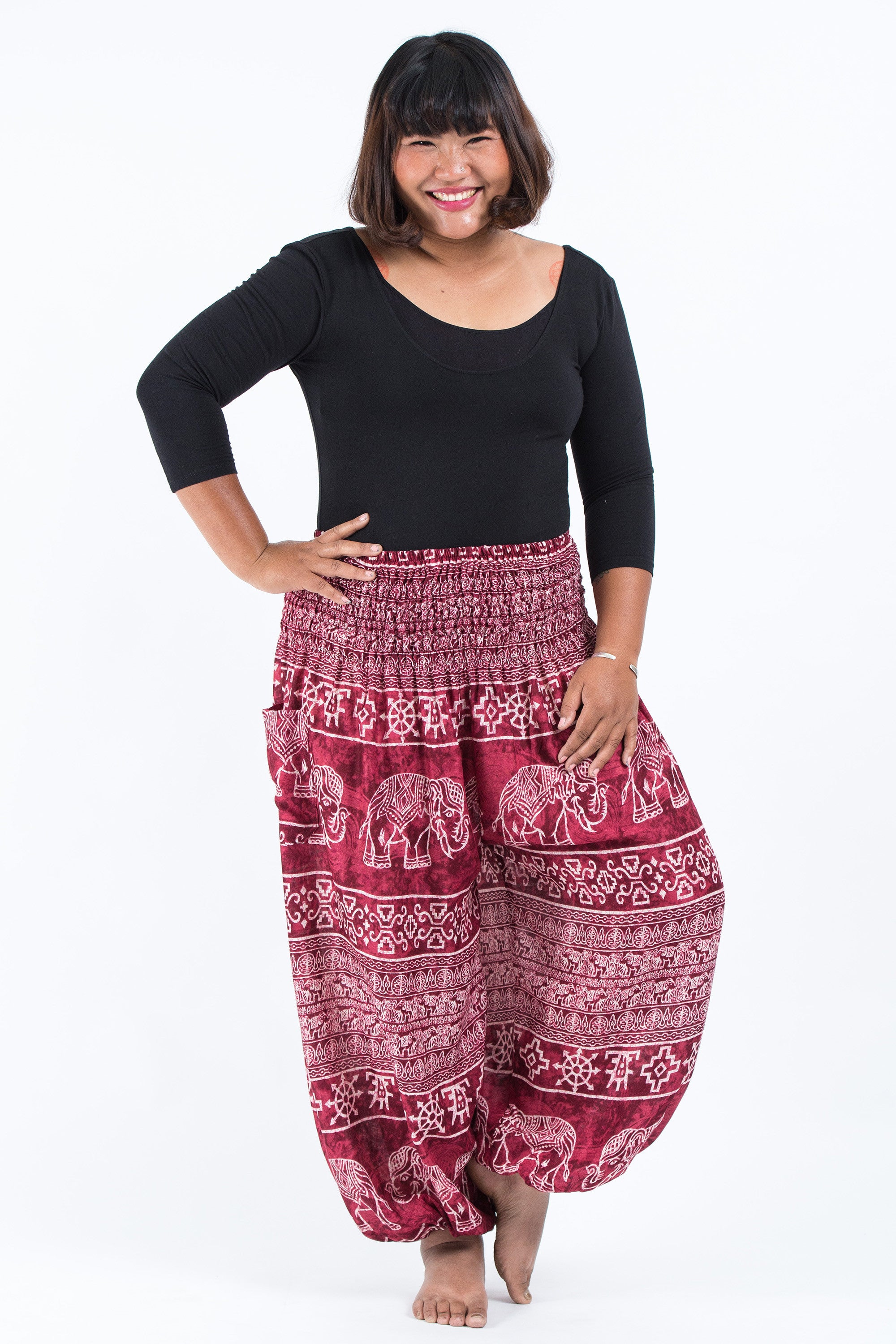 Plus size cheap harem pants