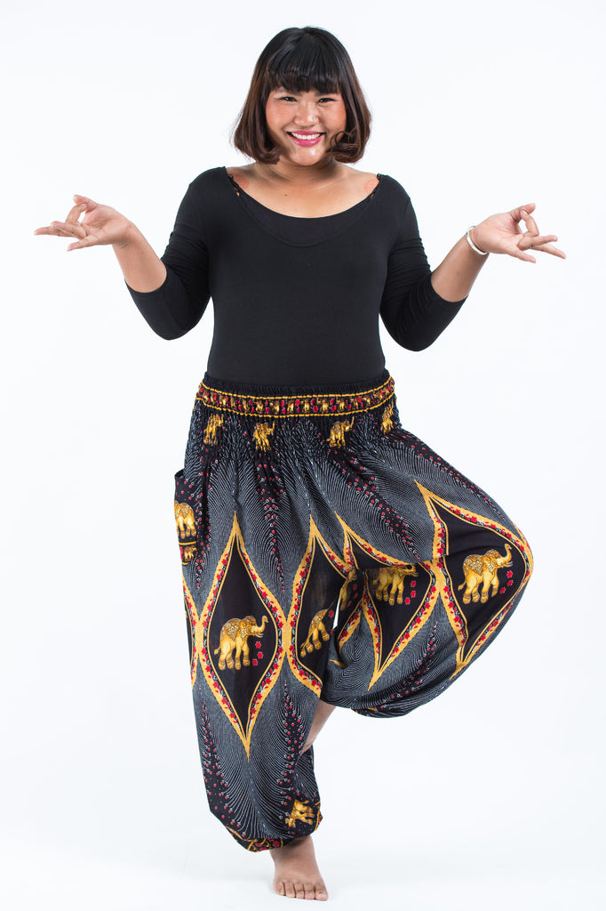 Flowy elephant pants top