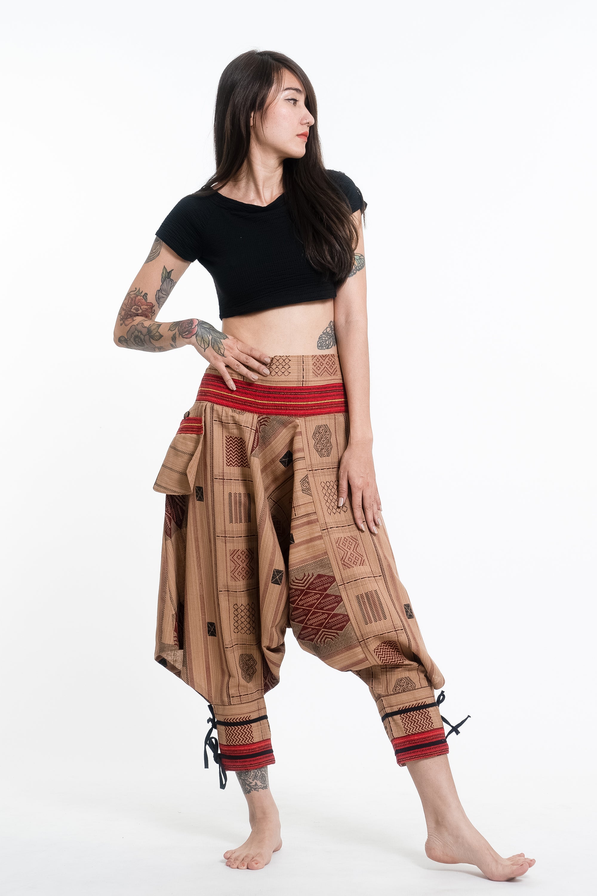 Red Thai Hippie Pants  Hippie pants, Girl outfits, Barefoot girls