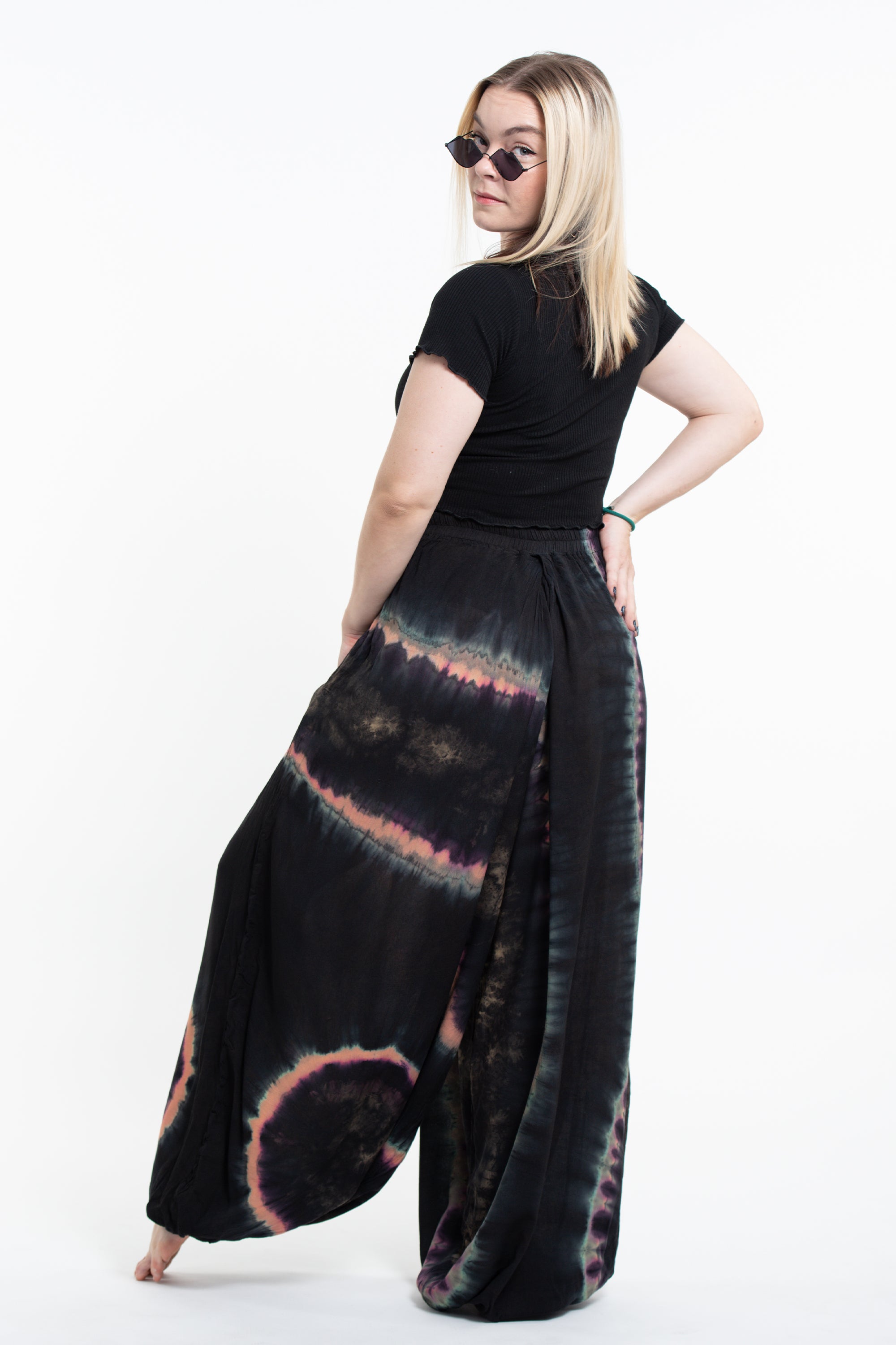 Tie Dye Women Balloon Harem Pants 04