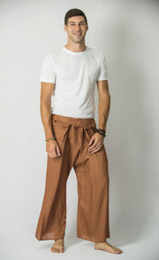 Unisex Thai Fisherman Pants in Mustard