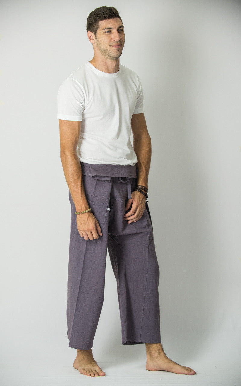 Unisex Thai Fisherman Pants in Silver