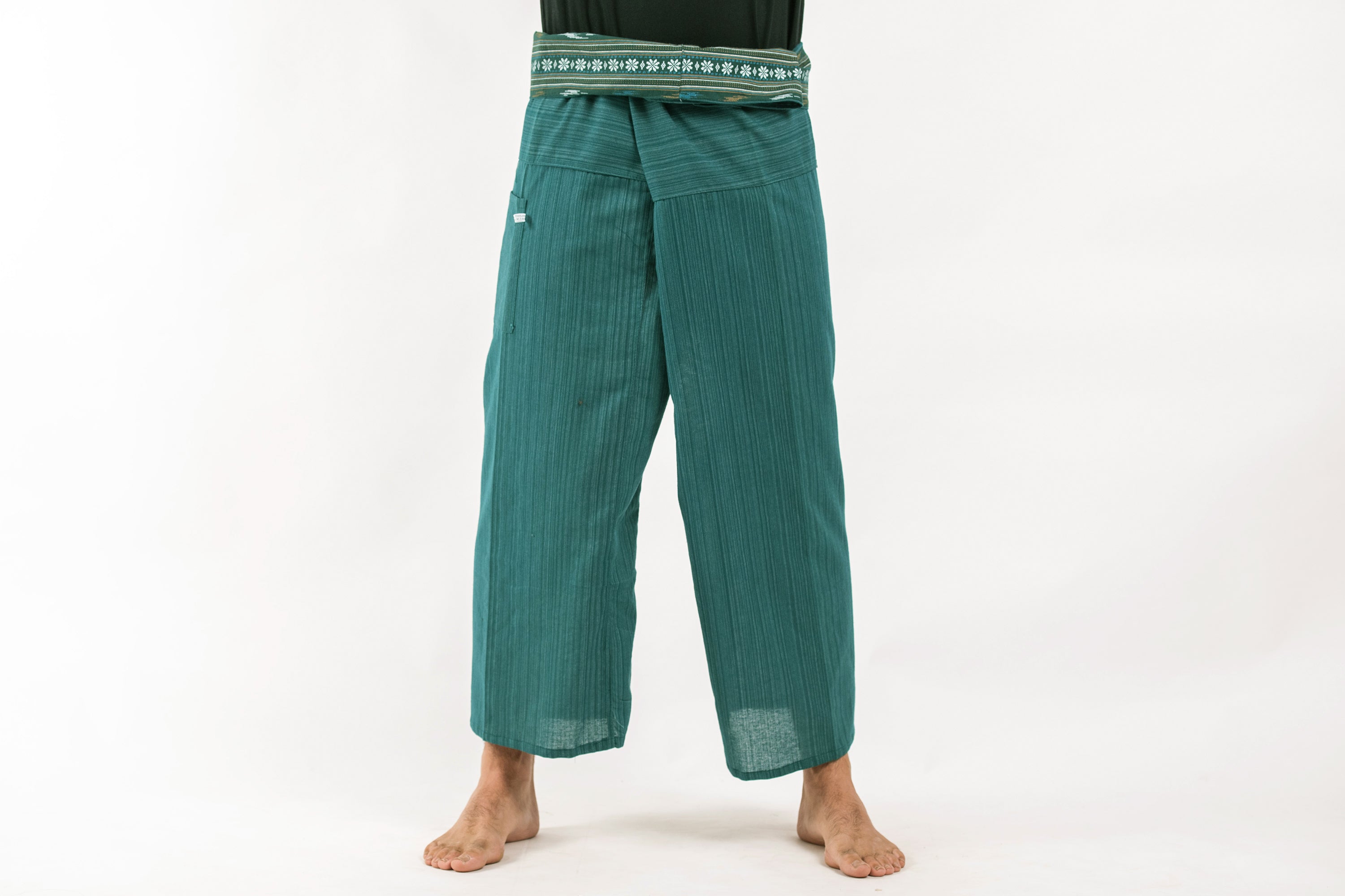 Unisex Thai Fisherman Pants in Teal