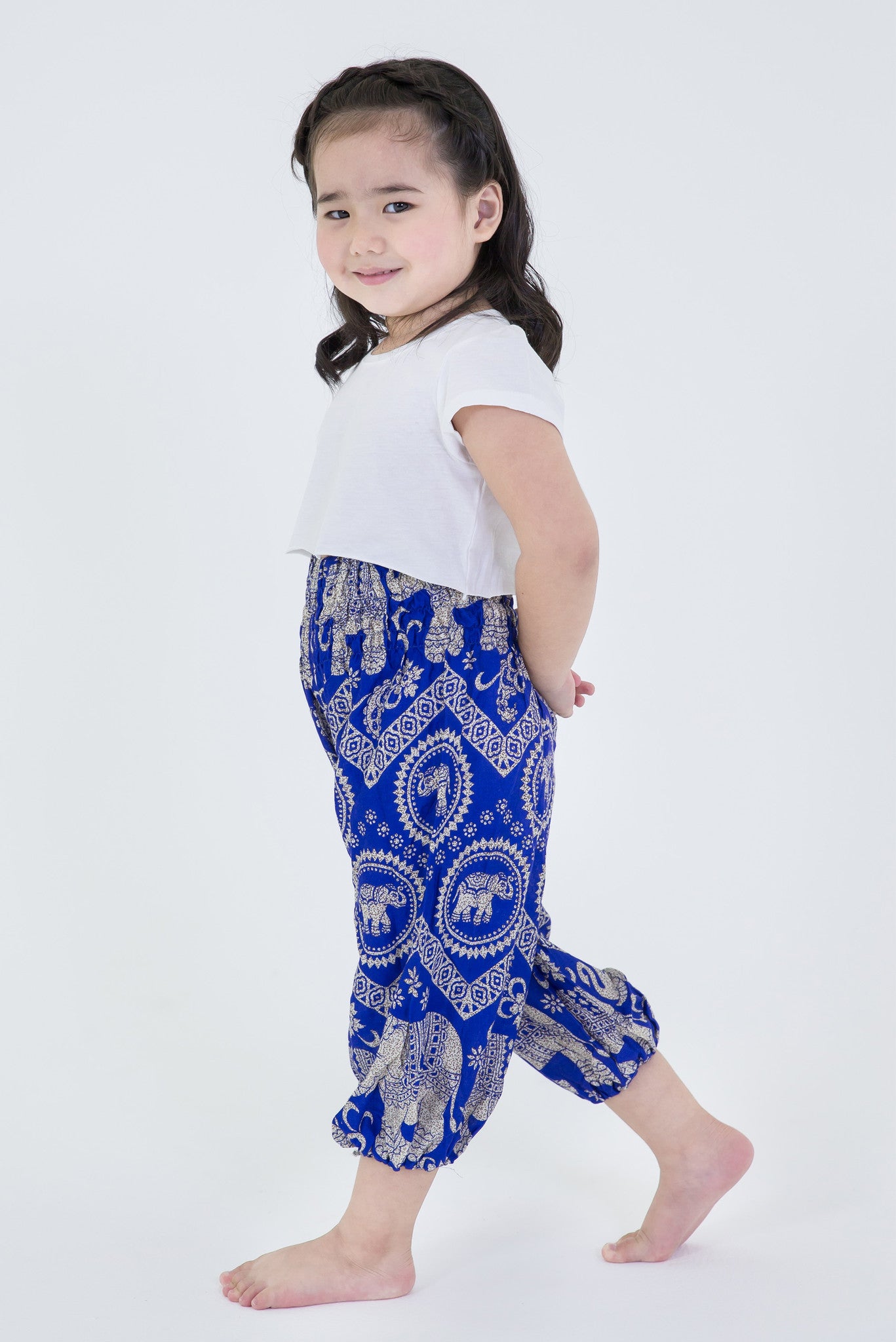 Imperial Elephant Kids Elephant Pants in Blue