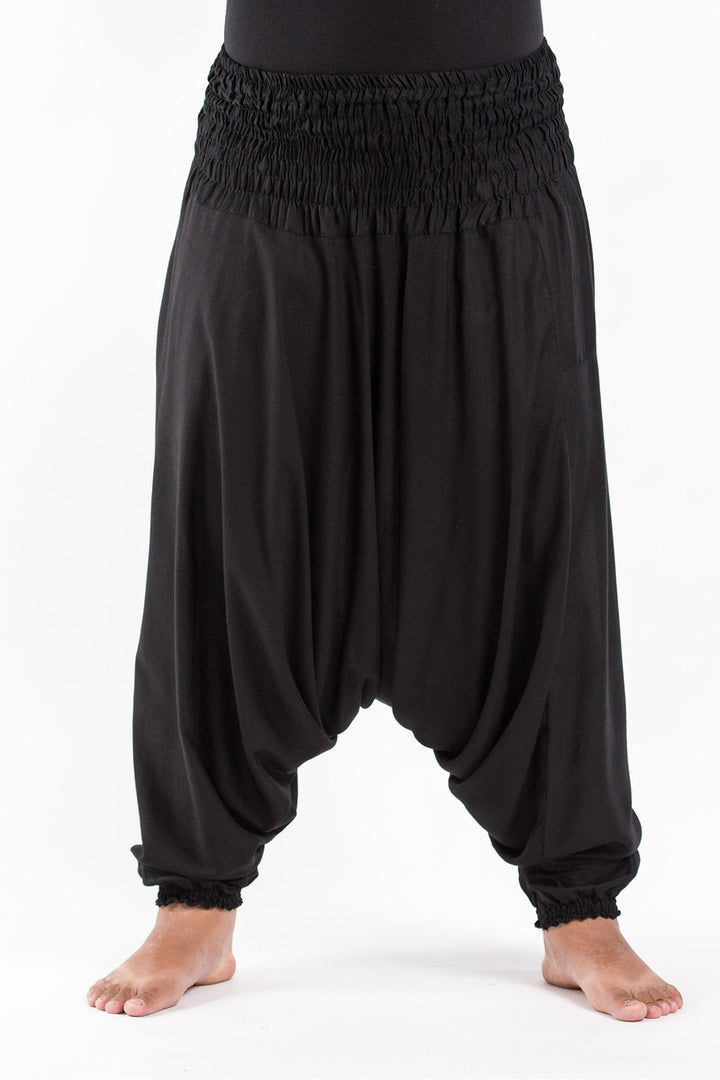 Black Plus Size Harem Pants main image 0