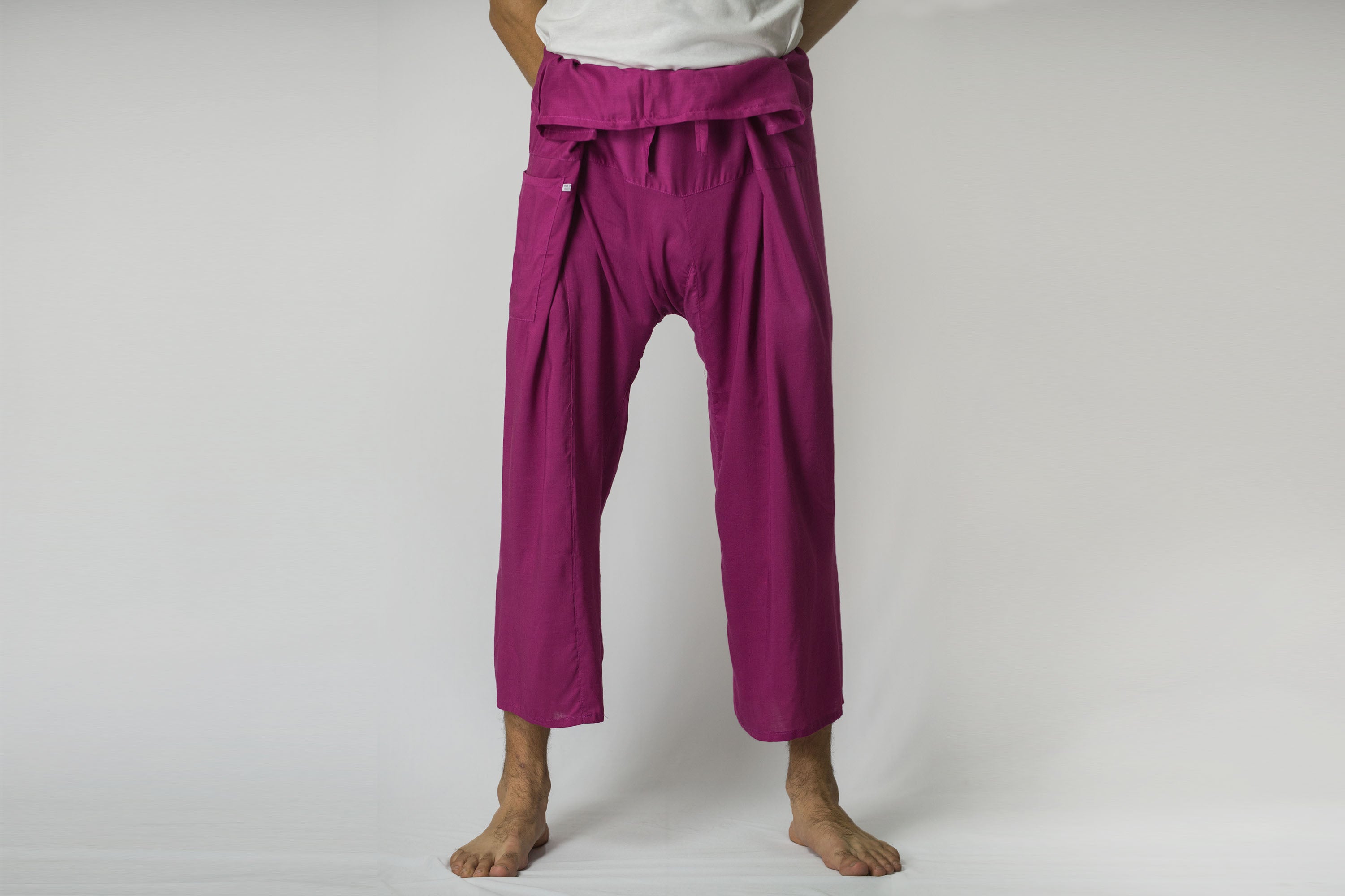 Unisex Thai Fisherman Pants in Purple