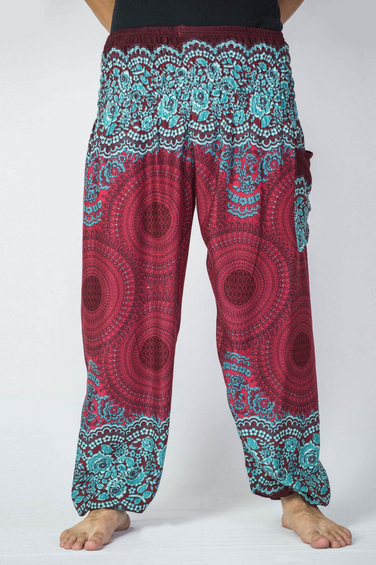 Red Harem Pants, Kimonos, and Accessories