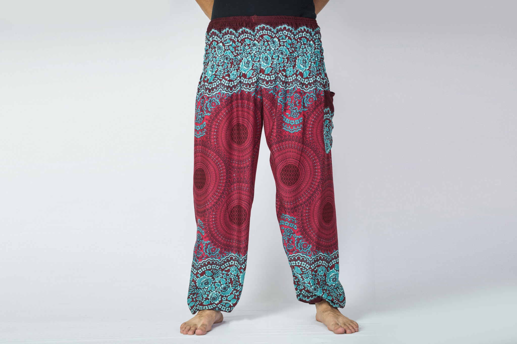 Red Harem Pants, Kimonos, and Accessories