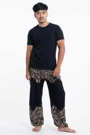 Vines Men's Harem Pants in Black
