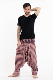 Hill Tribe Elephant Men's Elephant Pants in Mauve
