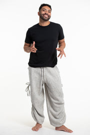 Men's Ribbed Cotton Pants in Blue