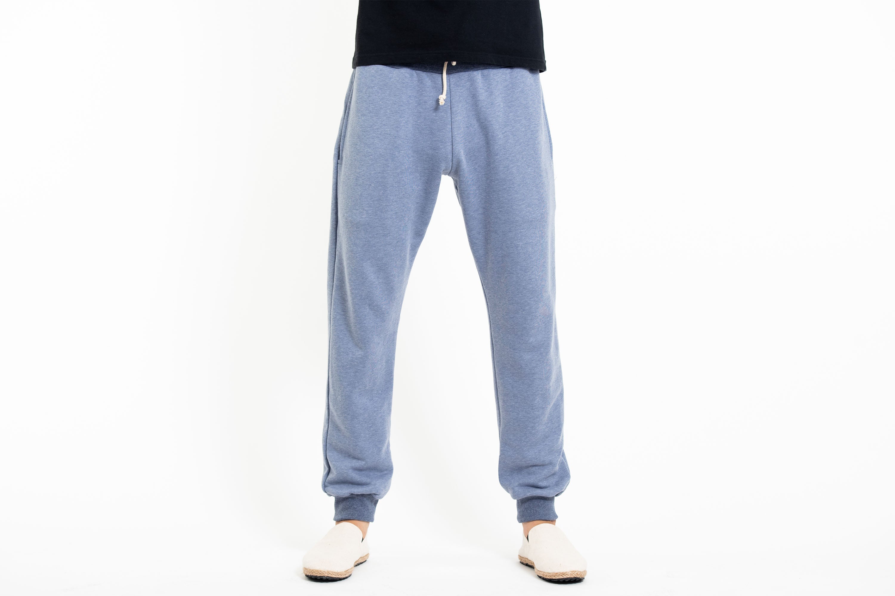 Men's Terry Pants with Aztec Pockets in Light Blue (Size S - XL )