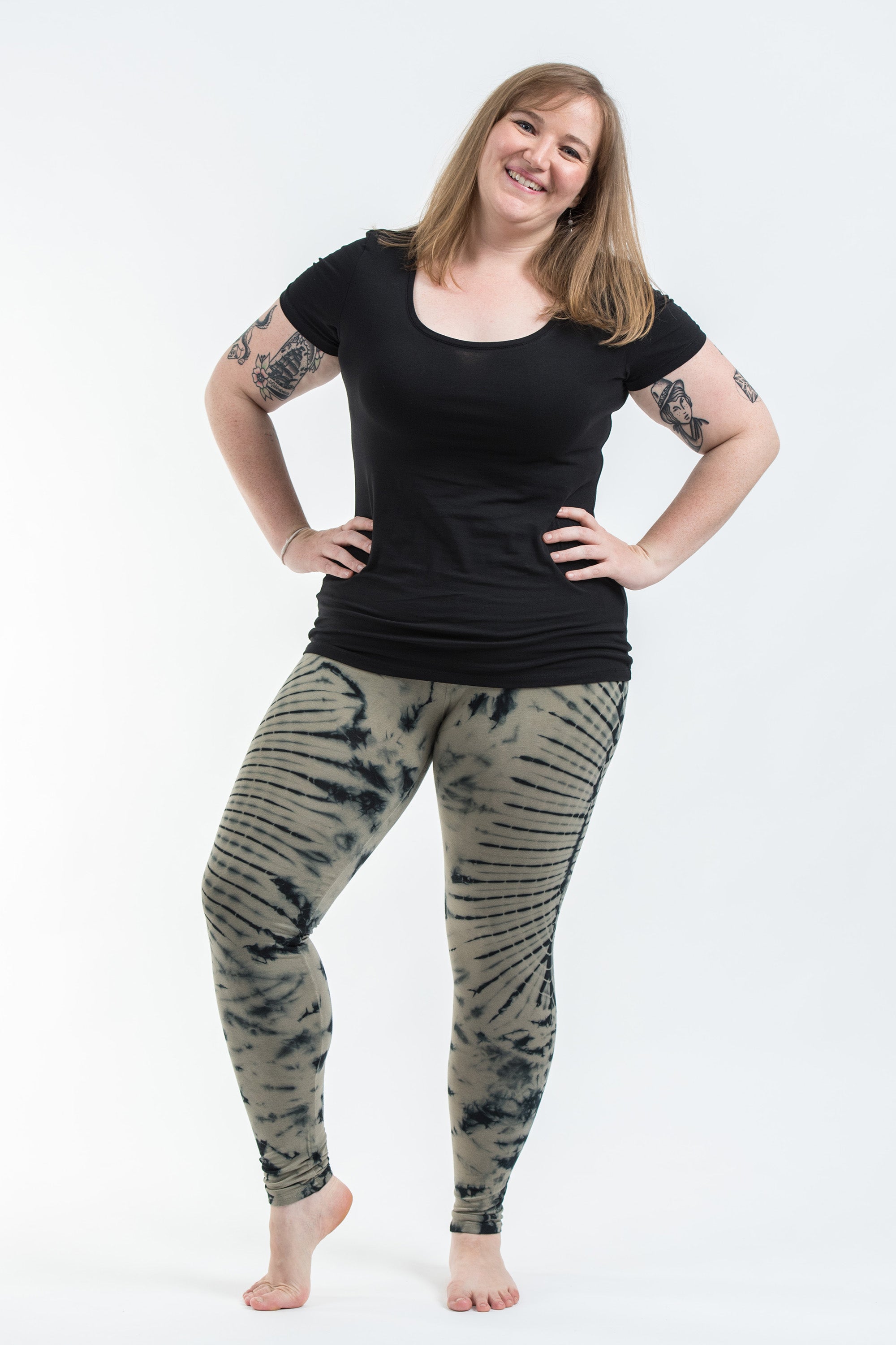 Plus size tie dye leggings new arrivals