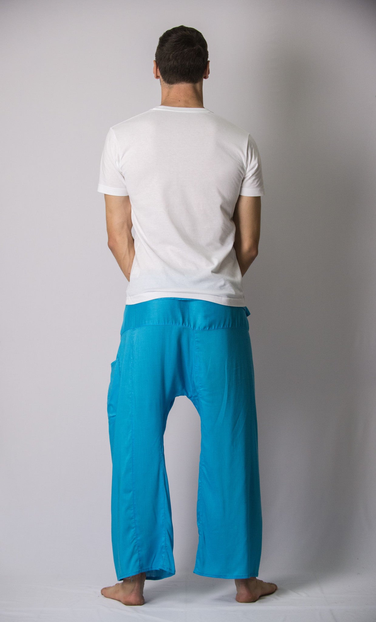 Unisex Thai Fisherman Pants in Blue