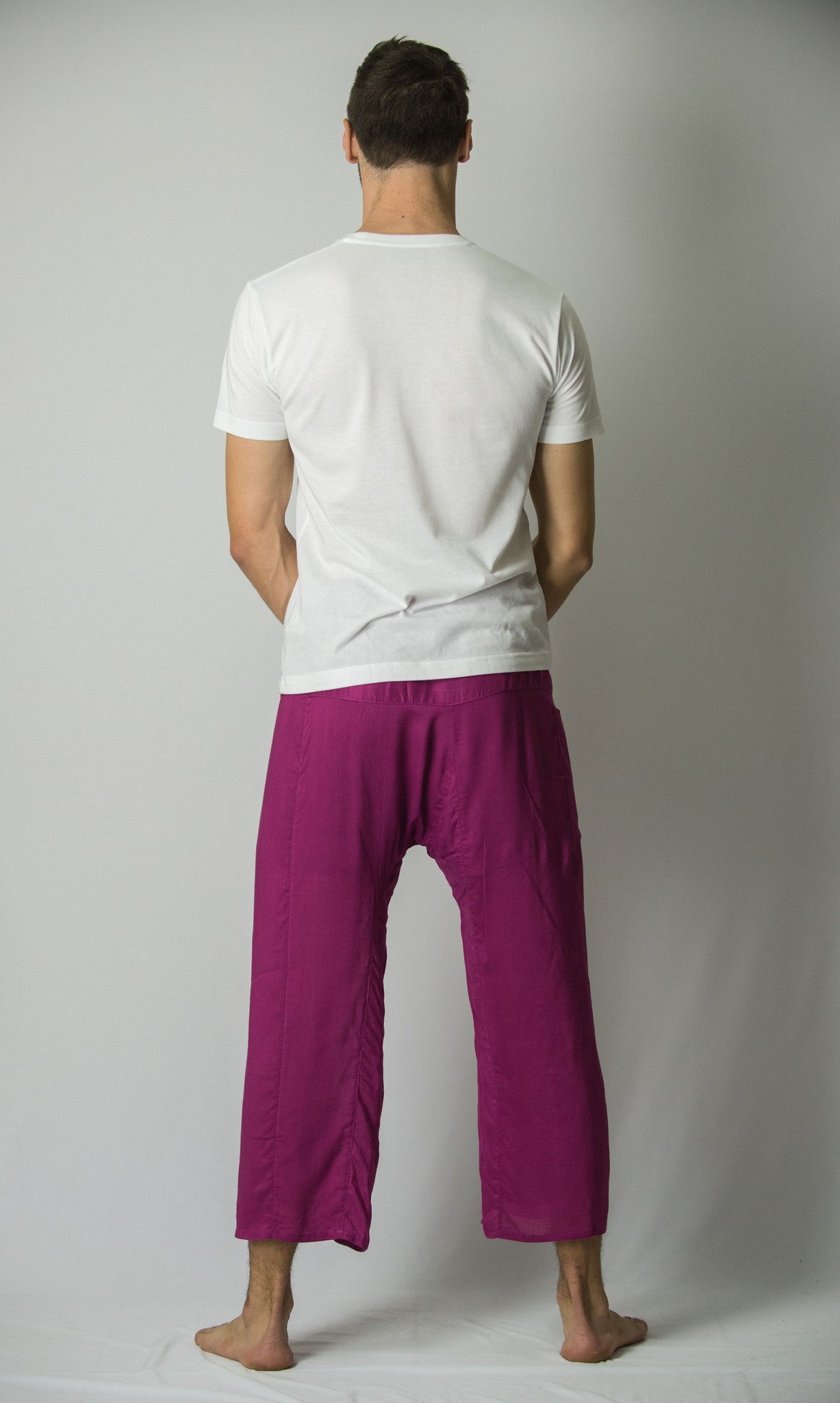Unisex Thai Fisherman Pants in Purple