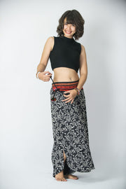 Rose PrintsThai Hill Tribe Fabric Womens Palazzo Pants