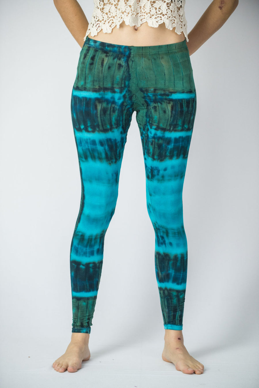 Hand-Dyed Leggings ||  Dark Lapis main image 0