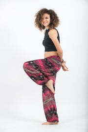 Paisley Women's Harem Pants in Pink