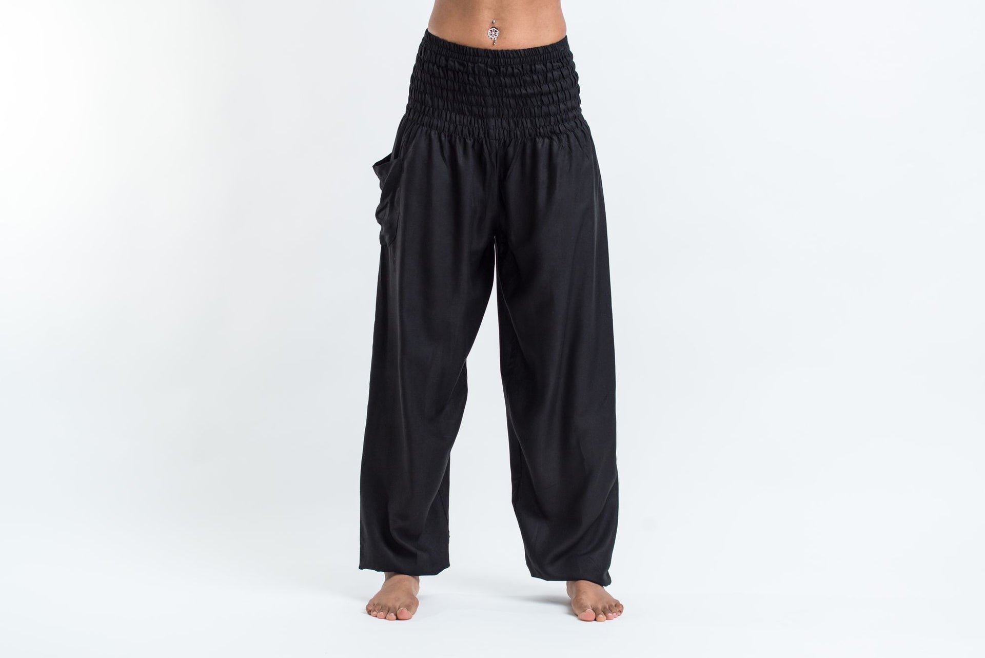 Solid Color Casual Simple Harem Pants
